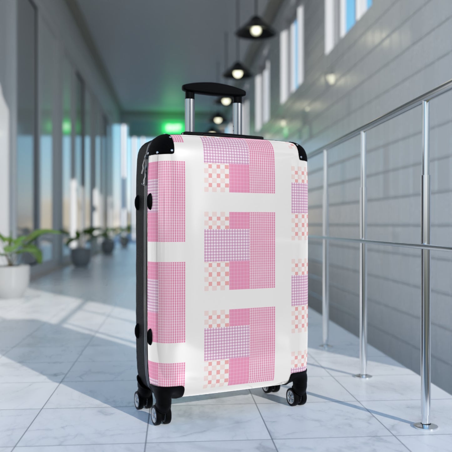 Pink 4-Wheel Suitcase