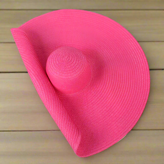 25CM Wide Brim Oversized Beach Hat